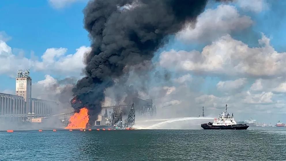 突發(fā)！輪船撞上天然氣管道，大爆炸！2死、2失蹤，6傷！